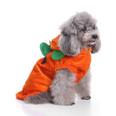 Pet Halloween Costumes Funny Pumpkin Cosplay Fleece Hoodie Coat Clothes Warm Jumpsuit Outfit Apparel - INSWEAR
